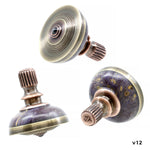 Spin Top - Metal & Wood