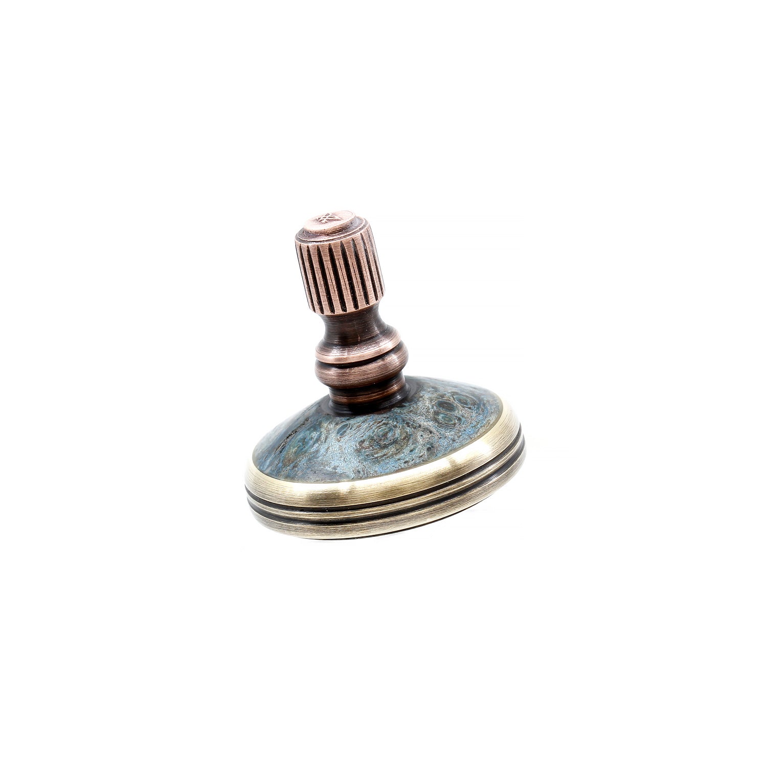 Spin Top - Metal & Wood